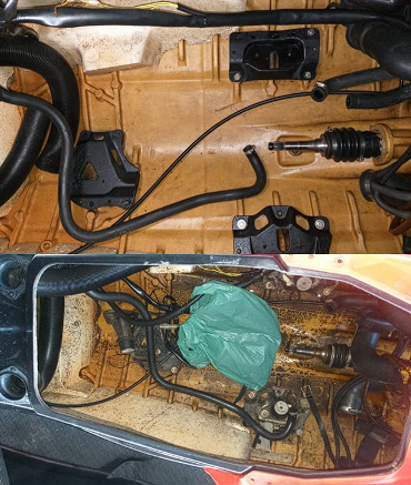 Imagens de antes e depois do serviço 2